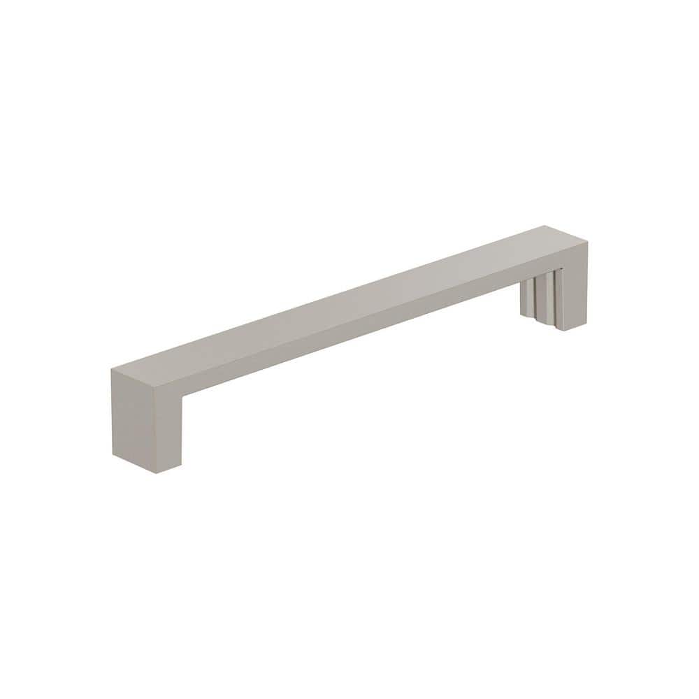 Augment 6-5/16 in. (160mm) Center-to-Center Modern Satin Nickel Bar Cabinet Pull price history on PriceWatchPro