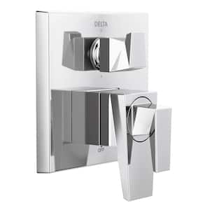 Trillian 2-Handle Wall-Mount 6-Function Diverter Valve Trim Kit in Lumicoat Chrome (Valve Not Included)