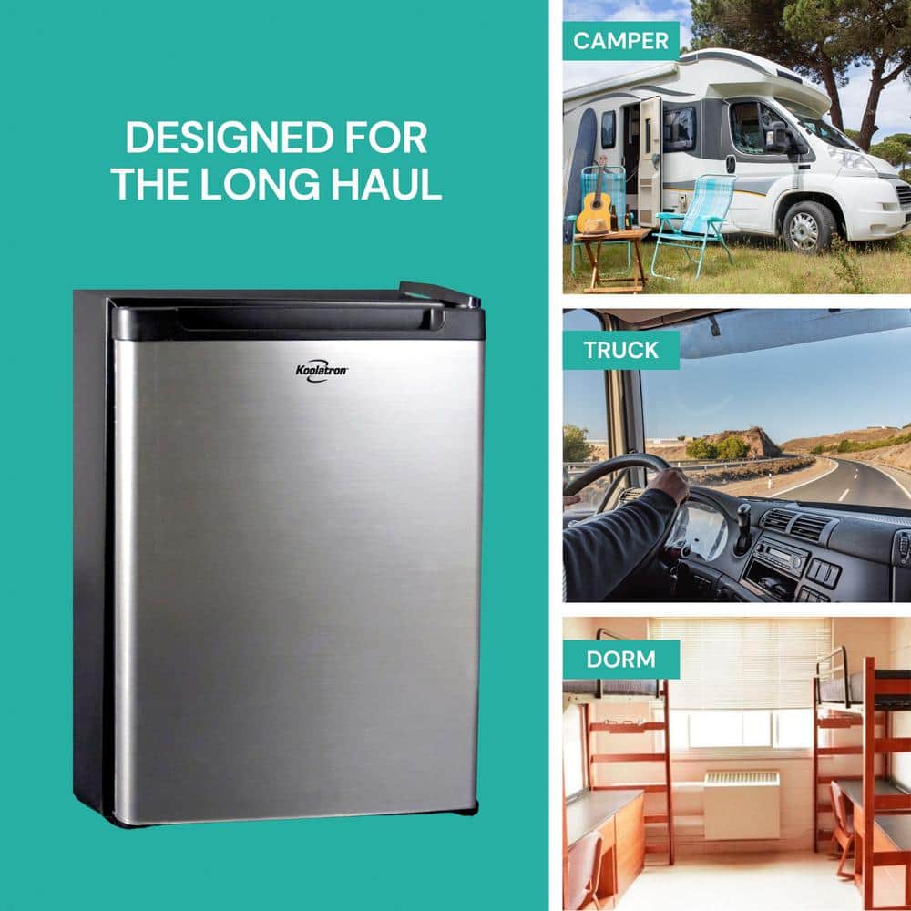 Compact Stainless Steel Smart RV Mini Fridge