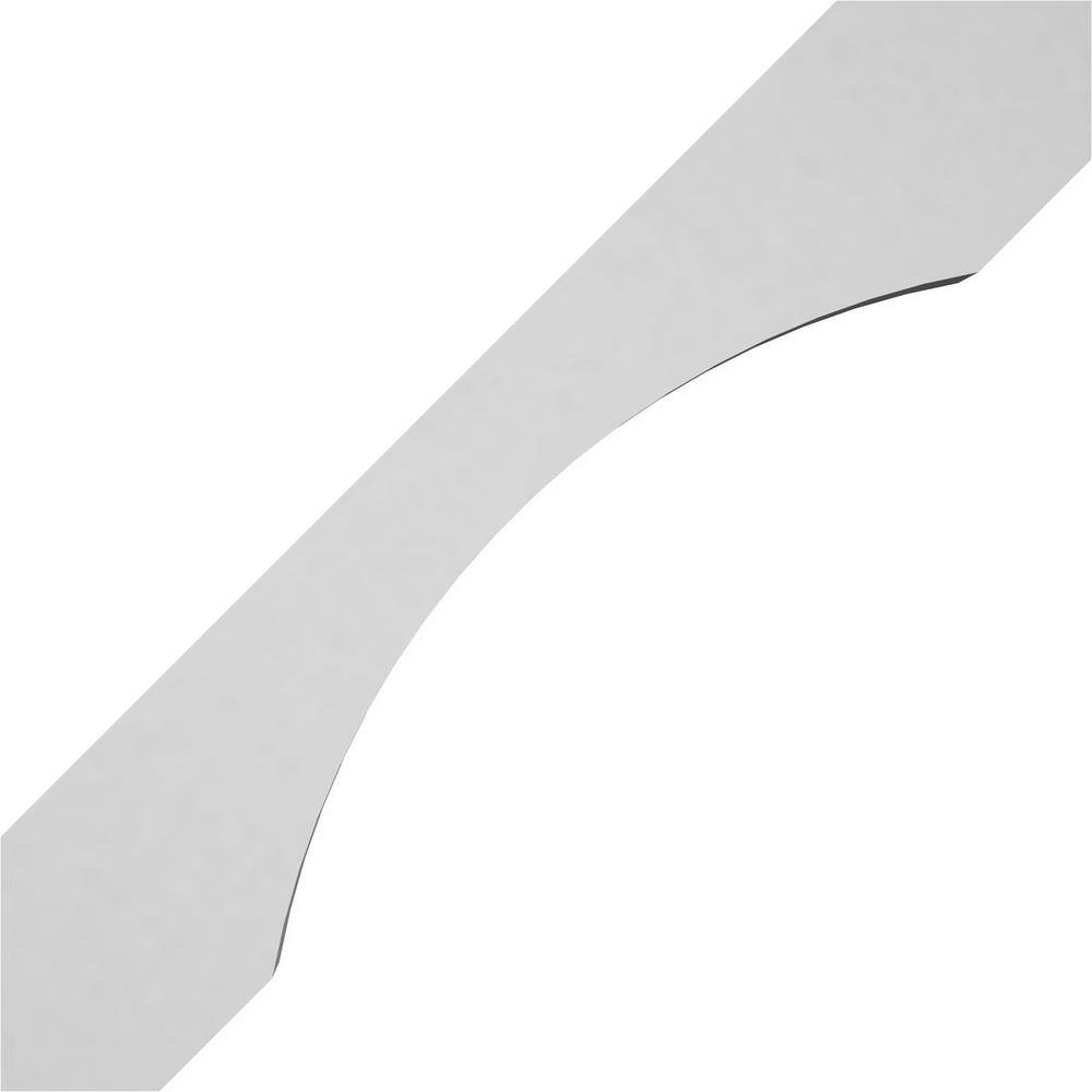 Contemporary 24" Primed Urethane Decorative Bracket