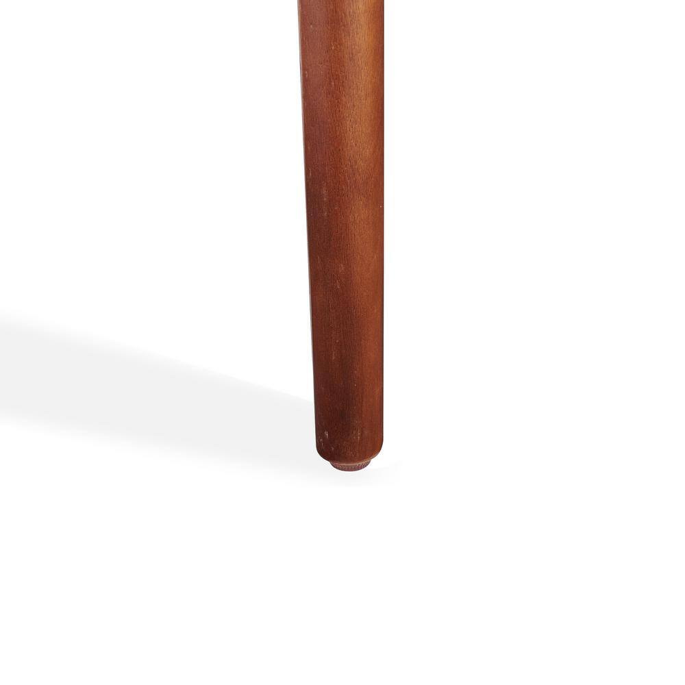 Athens Dark Brown Wicker and Glass Outdoor Cocktail Table
