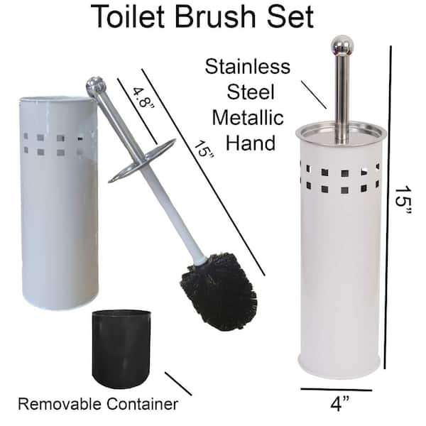 1pc Toilet Cleaning Brush Set With Strong Bristles And Removable