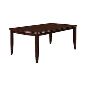 Modern Style Brown Wood 42 in. 4 Legs Dining Table Seats 6