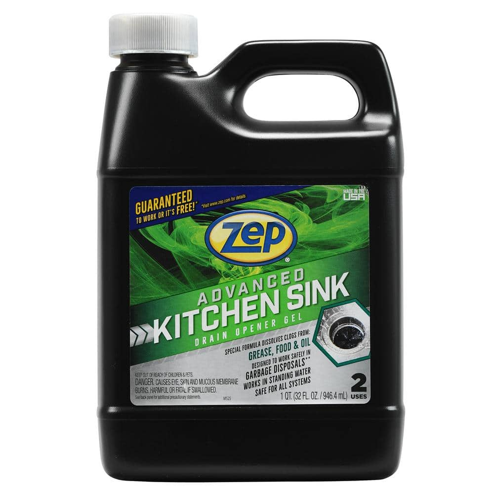 Zep drain defense pipe build-up 2025 remover 64-fl oz drain cleaner