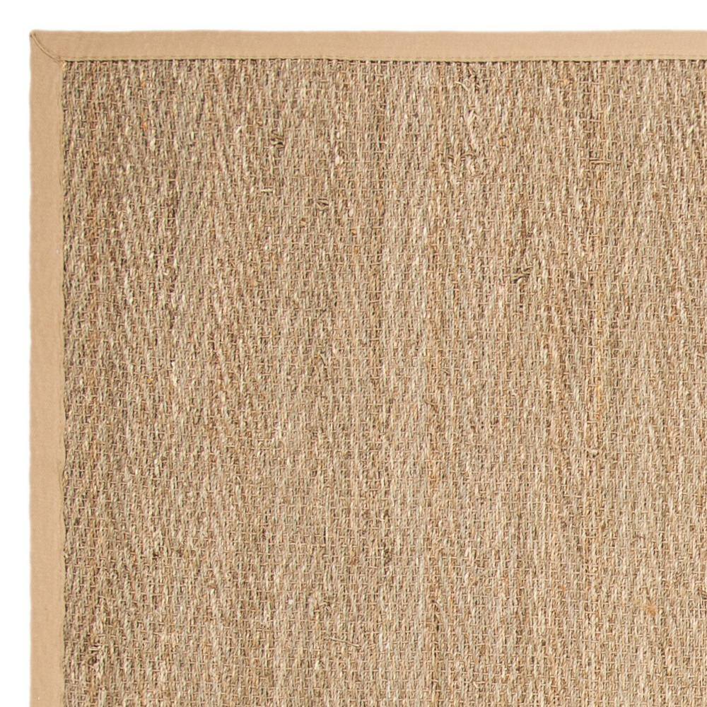Hand-Knotted Herringbone Black Cotton 95" Area Rug