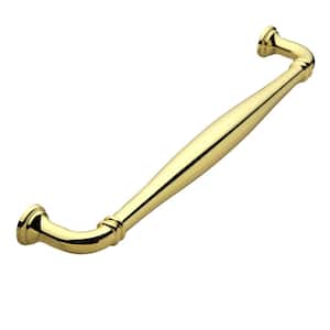 Paris 8 in. (203 mm) Center-to-Center Polished Gold Drawer Pull