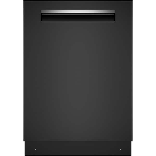 500 Series 24 in. Black Top Control Tall Tub Pocket Handle Dishwasher with Stainless Steel Tub