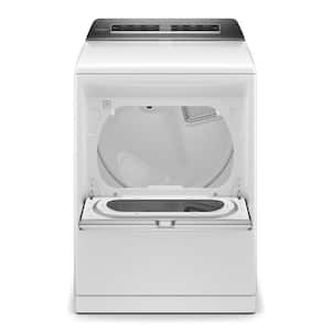 7.4 cu. ft. White Electric Dryer with Steam and Advanced Moisture Sensing Technology, ENERGY STAR