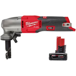 M12 FUEL 12-Volt Lithium-Ion 16-Gauge Cordless Variable Speed Nibbler w/XC 4.0 Ah Battery Pack