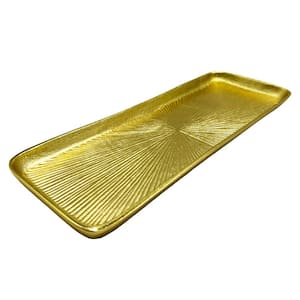 Aluminum Decorative Gold Modern Tray