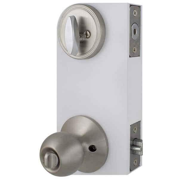 Defiant - Saturn Stainless Steel Combo Pack with Single Cylinder Deadbolt