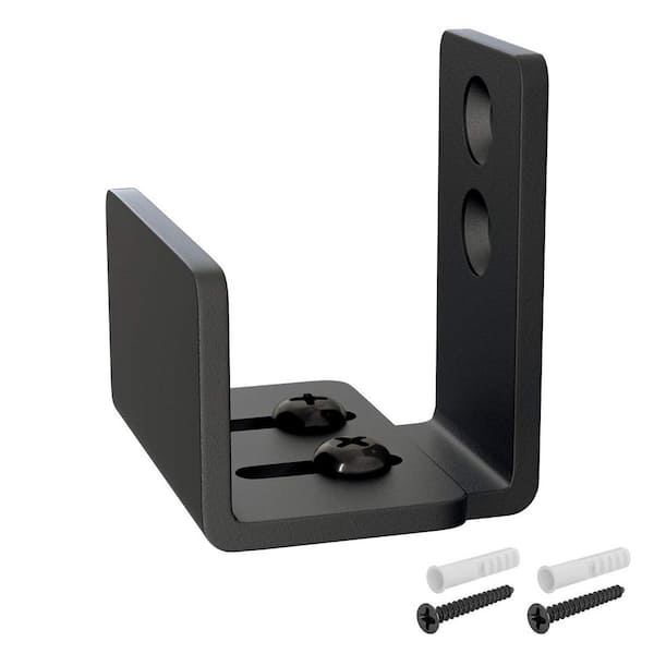 Movisa Matte Black Interior/Exterior Adjustable Floor Guide
