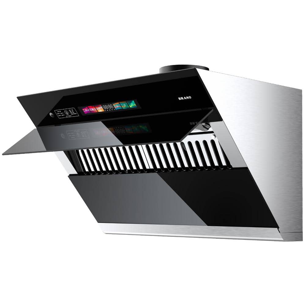 36 in. 900 CFM Convertible Under Cabinet Range Hood in Stainless Steel with Dishwasher Filter and Light