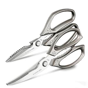 Numhew 8.67 in. All Purpose Heavy Duty Stainless Steel Poultry