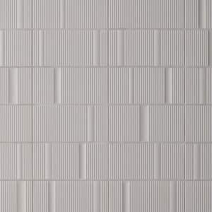 Flyer Silver 7.87 in. x 15.74 in. Matte Ceramic Wall Tile (10.32 sq. ft./Case)