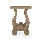 Lonedell 18.75 in. x 26 in. Natural Square Wood End Table