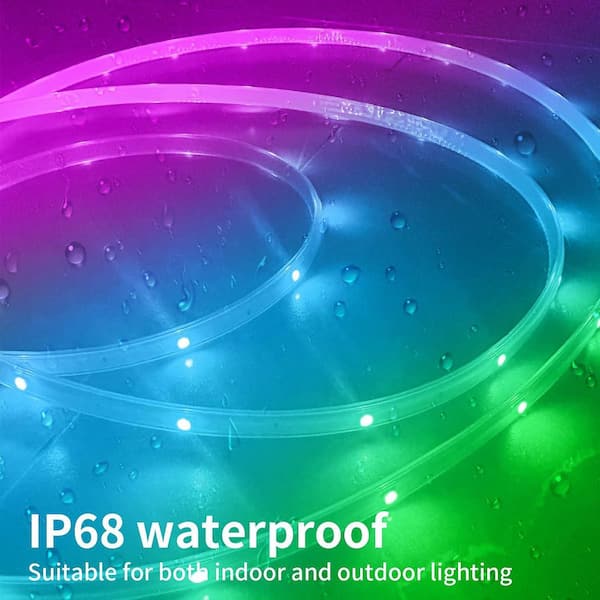 BeamBox 50 ft. Integrated LED Strip Light Fixture Rope Lights with