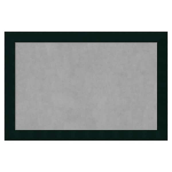 Amanti Art Tribeca Black 36 in. x 24 in. Framed Magnetic Board