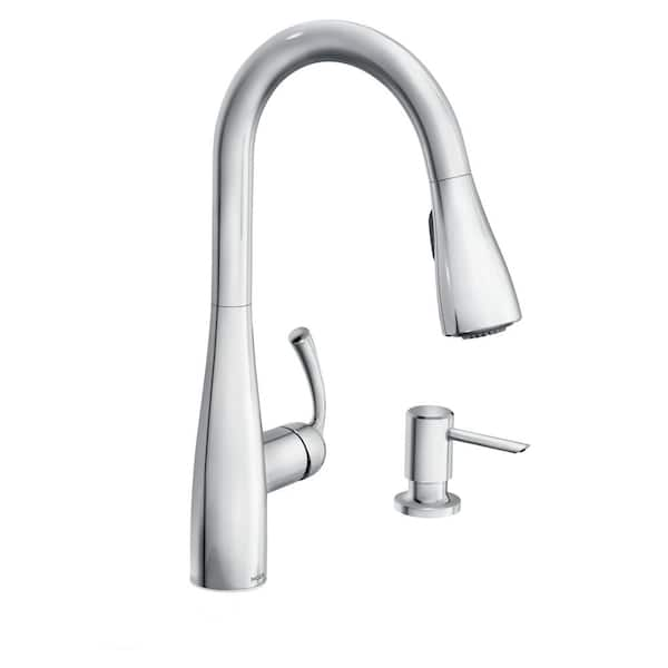 U by Moen Essie Single-Handle Pull-Down Sprayer Smart Kitchen