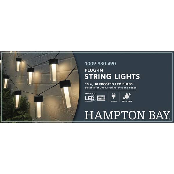 LumaBase 15.5-ft 70-Light Shade Plug-in Globe LED String Lights LumaBase 15.5-ft 70-Light Shade Plug-in Globe LED String Lights