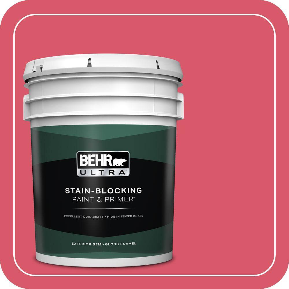 5 gal. #130B-6 Dragon Fruit Semi-Gloss Enamel Exterior Paint & Primer price history on PriceWatchPro