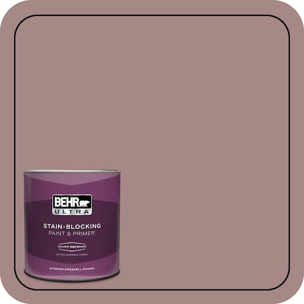 BEHR ULTRA 1 qt. #120F-4 Blackberry Mocha Extra Durable Eggshell Enamel Interior Paint & Primer