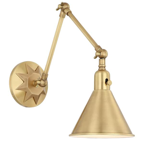 Morgan 1-Light Aged Brass Sconce