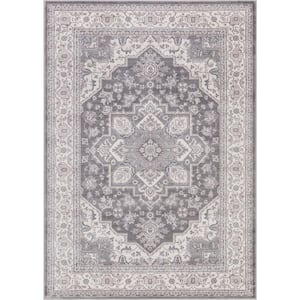 Isabella Gray 5x7 Abstract Area Rug - Area Rugs - Knoxville