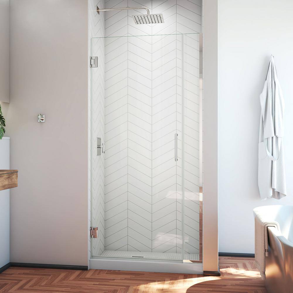 Unidoor Plus 33.5 to 34 in. x 72 in. Frameless Hinged Shower Door in Chrome price history on PriceWatchPro