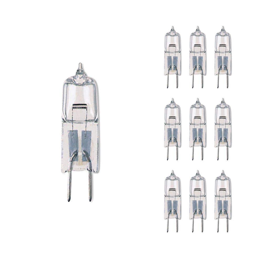 20-Watt Soft White Light T3 (G9) Bi-Pin Screw Base Dimmable Clear Mini Halo