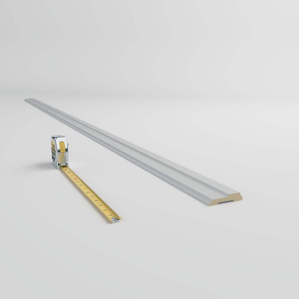 Gray Polyurethane Milton Chair Rail Molding 94.5" Length