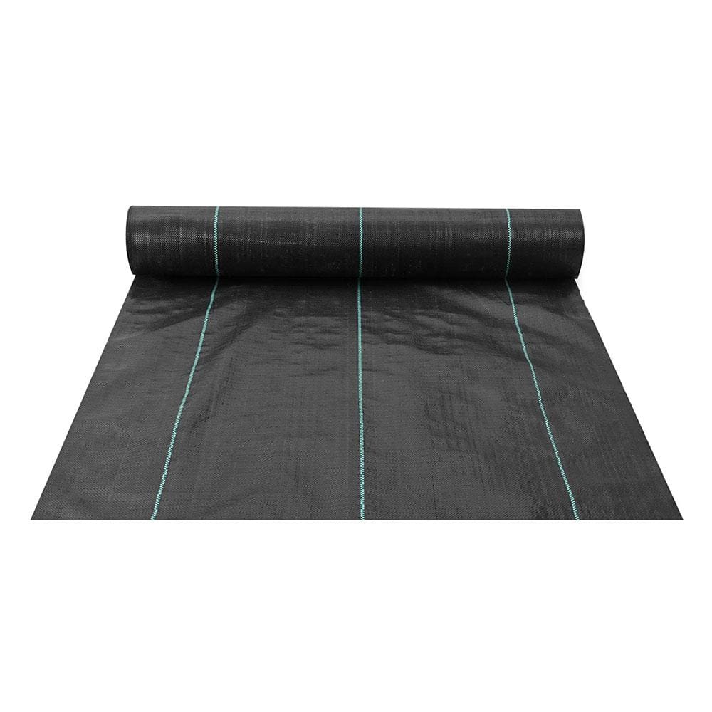 5 ft. x 250 ft. 5 Oz Heavy Duty Weed Barrier Woven PP Fabric for Landscapin