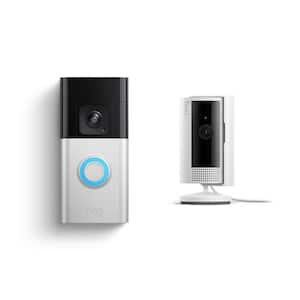 Battery-Doorbell Pro with Indoor Cam 2nd Gen, White