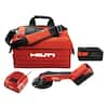 Hilti 36-Volt Lithium-Ion Brushless Cordless 6 in. AG 600 Angle Grinder ...