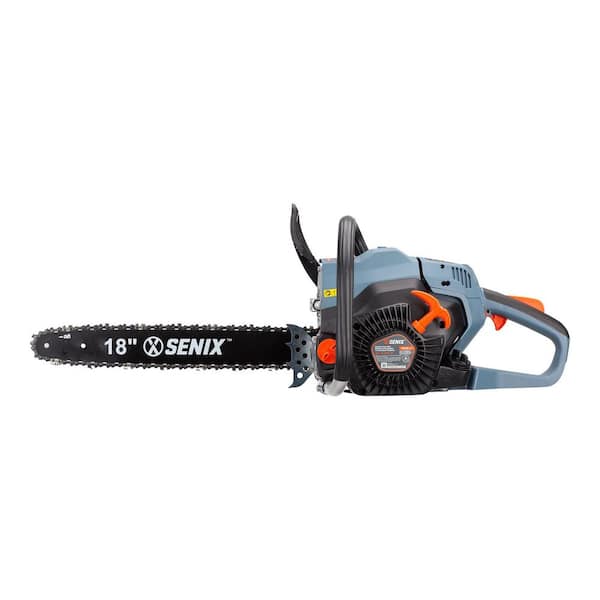 Senix 4QL 49cc Gas 4-Cycle Rear Handle Chainsaw with 18-inch Bar