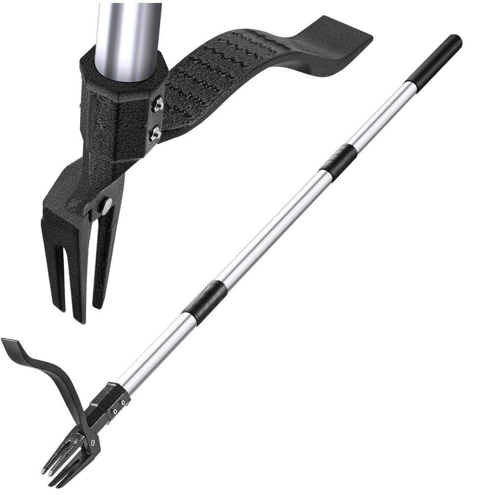 Gardening Stand Up Weeding Tool with 48 in. Stainless Steel Handle and 4 Steel Claws for Easy Weed Removal price history on PriceWatchPro