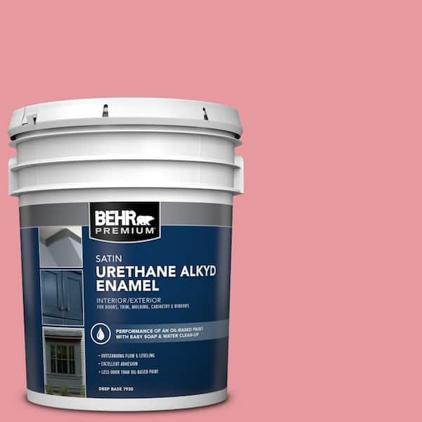 BEHR PREMIUM 5 gal. #P160-3 All Dressed Up Urethane Alkyd Satin Enamel Interior/Exterior Paint