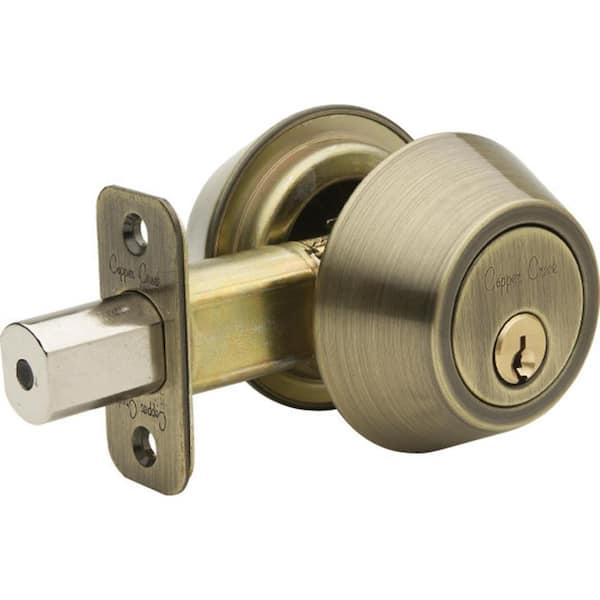 4 Colors Brass Cylinder Deadbolt Door Lock Security Hidden Dead