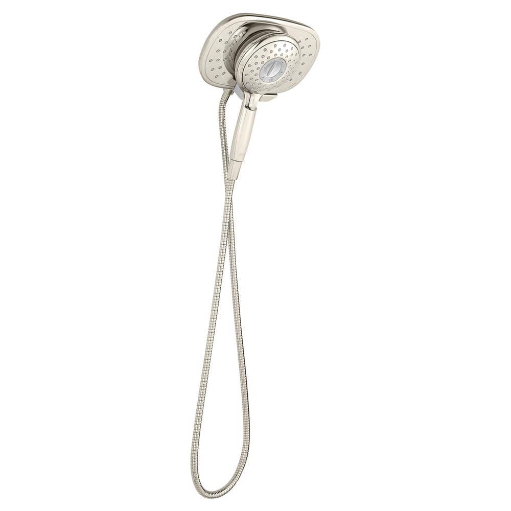 Spectra + 4-Spray 9.5 in. Dual Shower Head and Handheld Shower Head in Poli