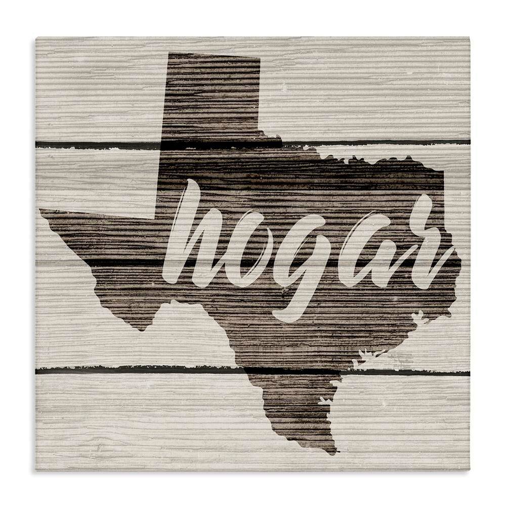 Texas State Home by Lil' Rue Gallery Wrapped Unframed Travel Graphic Art Print 24 in. x 24 in. price history on PriceWatchPro