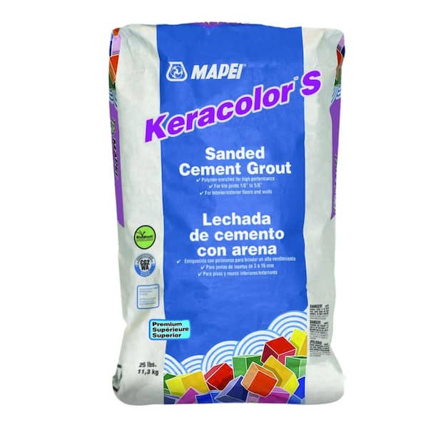 Mapei Keracolor 25 lb Avalanche Sanded Grout