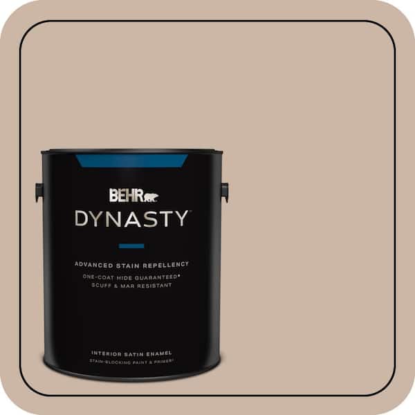 BEHR DYNASTY 1 gal. #BXC-13 Rustic Rose Satin Enamel Interior Stain-Blocking Paint and Primer