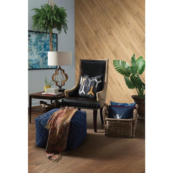 Shaw Legacy Caravan Birch 3/8 In. T X 7 in. W Tongue and Groove Hand Scraped Engineered Hardwood Flooring (44.29 sq.ft./case)