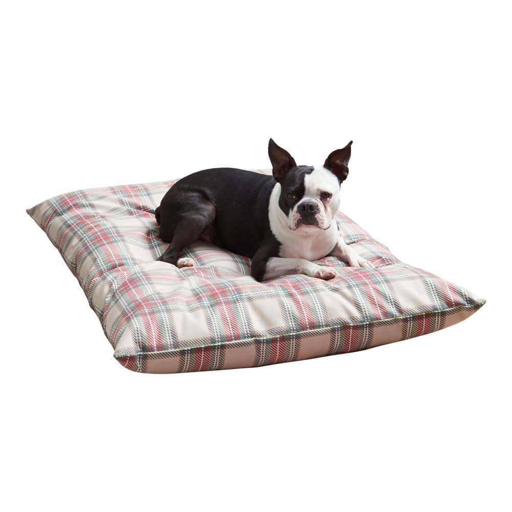 Happy Hounds Charlie Medium Holiday Plaid Pillow Dog Bed