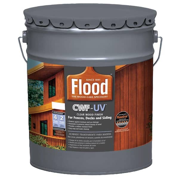 Flood 5 gal. Clear CWF-UV Exterior Wood Finish