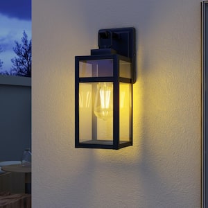 Outdoor Wall Light 1-Light Black Exterior Waterproof Wall Sconce Light Fixture
