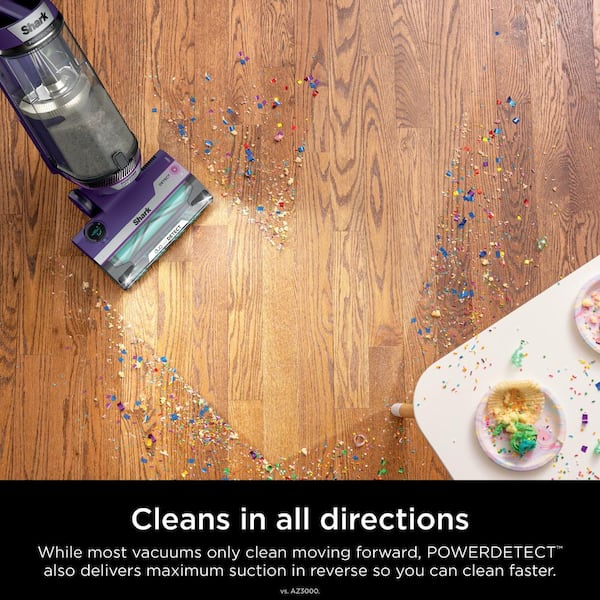 POWERDETECT Bagless Corded HEPA Upright Vacuum with DuoClean Detect Technology & XL Dust Cup Multisurface in Purple