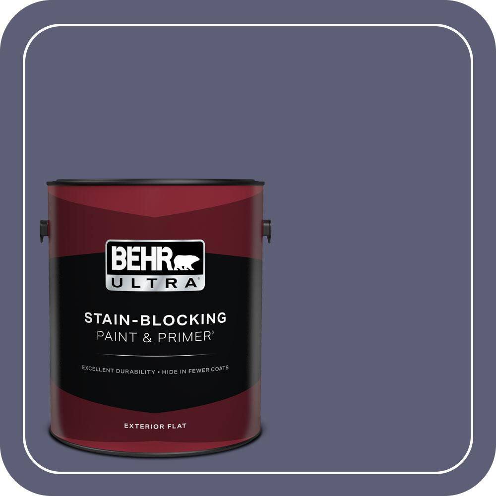 1 gal. #S560-6 Blue Blood Flat Exterior Paint & Primer price history on PriceWatchPro
