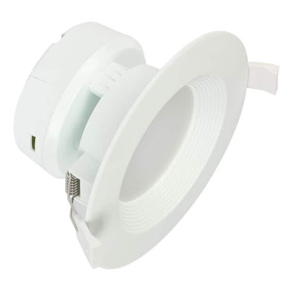 Westinghouse Direct Wire 4 in. 5000K Daylight Integrated LED Recessed Retrofit Smooth Baffle Trim