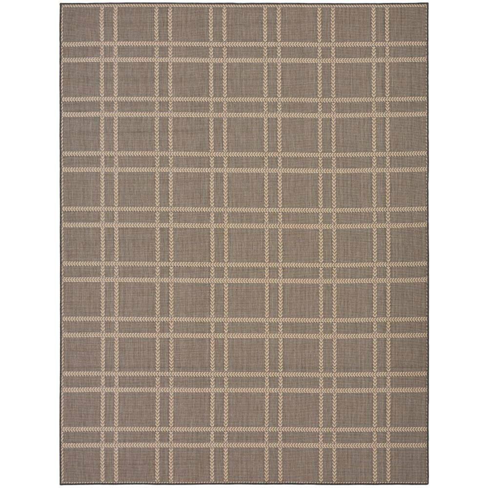 Horizon Indoor/Outdoor Charcoal 10 ft. x 14 ft. Geometric Contemporary Area Rug price history on PriceWatchPro